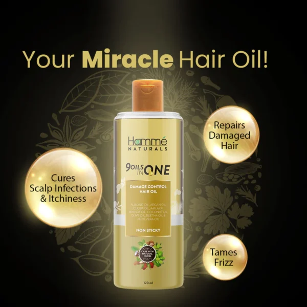 Hamme 9 Oils in 1 Hair Oil - Image 2