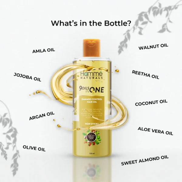 Hamme 9 Oils in 1 Hair Oil - Image 3