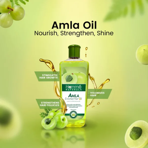 Hamme Amla Enriched Hair Oil - Image 3