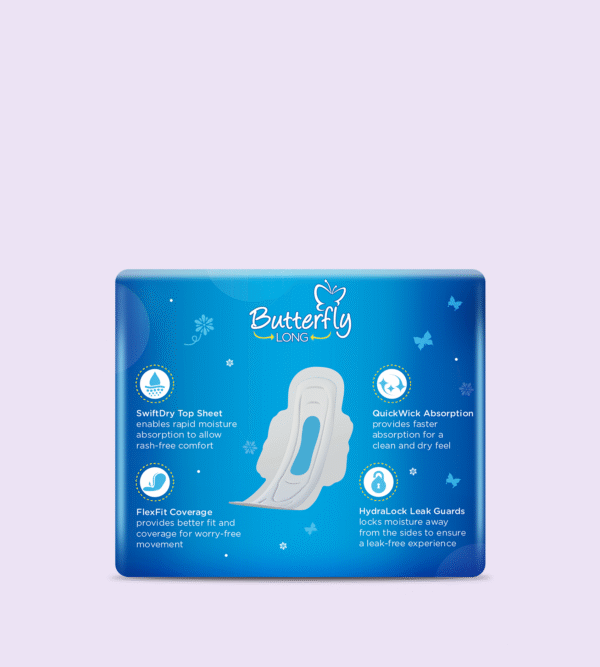 Butterfly Long Ultra Big Saver Sanitary Pads XXL 16 Pcs - Image 2