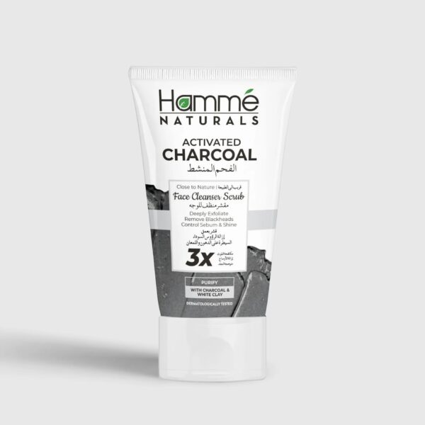 Hamme Activated Charcoal Face Cleanser Scrub