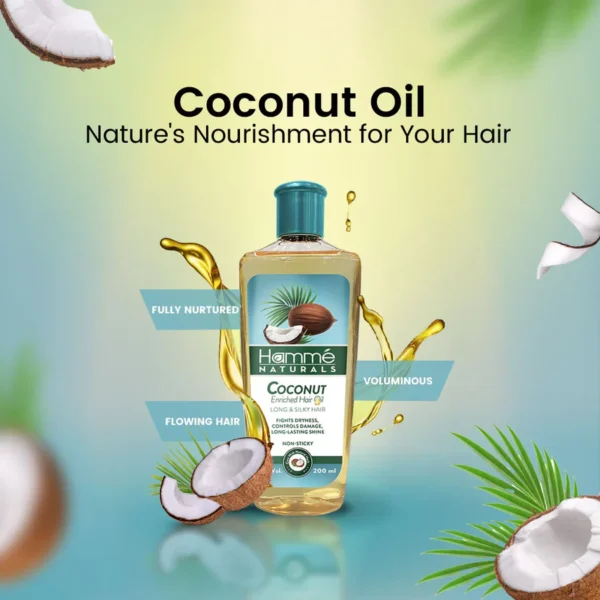 Hamme Coconut Enriched Hair Oil - Image 3