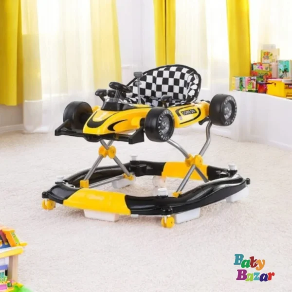 2 in 1 Baby Walker + Car Rocker - with Premium Quality - Image 2