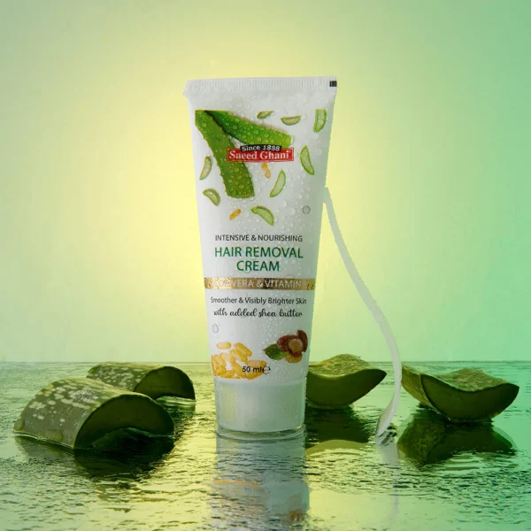Saeed Ghani Hair Removal Cream (With Aloe Vera & Vitamin E) - Image 3