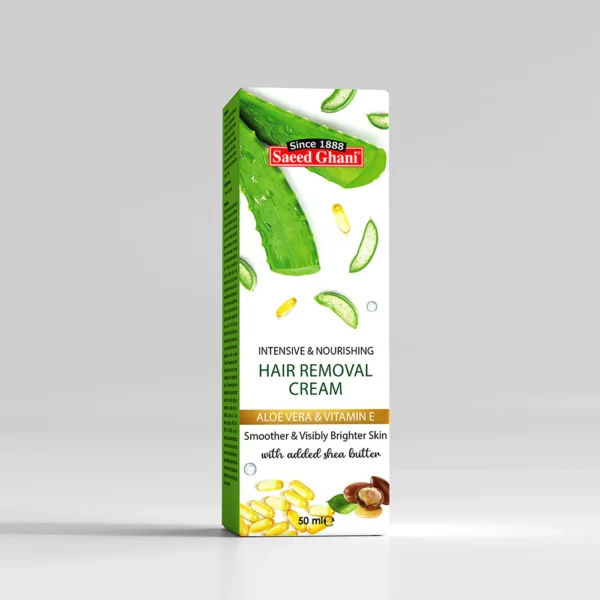 Saeed Ghani Hair Removal Cream (With Aloe Vera & Vitamin E) - Image 2