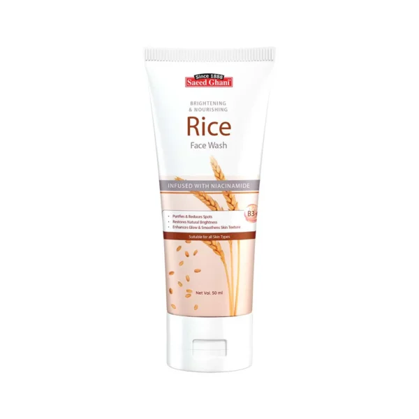 Saeed Ghani Brightening & Nourishing Rice Face Wash - Image 2
