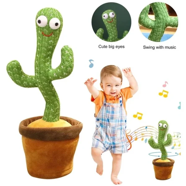 Dancing Cactus Toy With Talking - Image 4