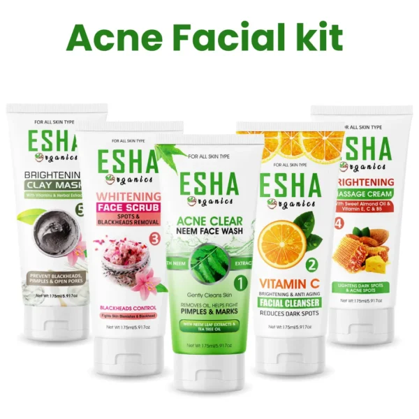 Esha Oganics Facial Kit for Acne Prone Skin