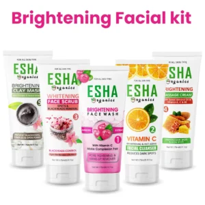 Esha Oganics Facial (Pink) Kit for Pores Tightening
