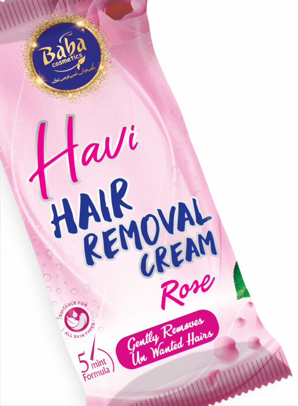Havi Hair Removal Cream (Rose) 5-Sachets pack - Image 2