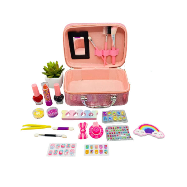 2 In 1 Portable Makeup Beauty Box For Girls - Image 2
