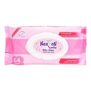 Nexton Baby Wipes (Extra Sensitive Pink) 64 pcs