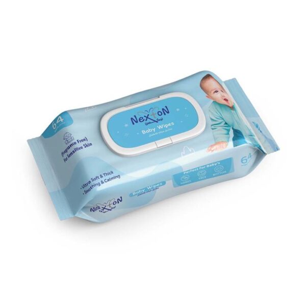 Nexton Baby Wipes (Fragnance Free) 64 pcs