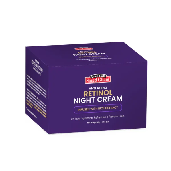 Saeed Ghani Anti Aging Retinol Night Cream - Image 3