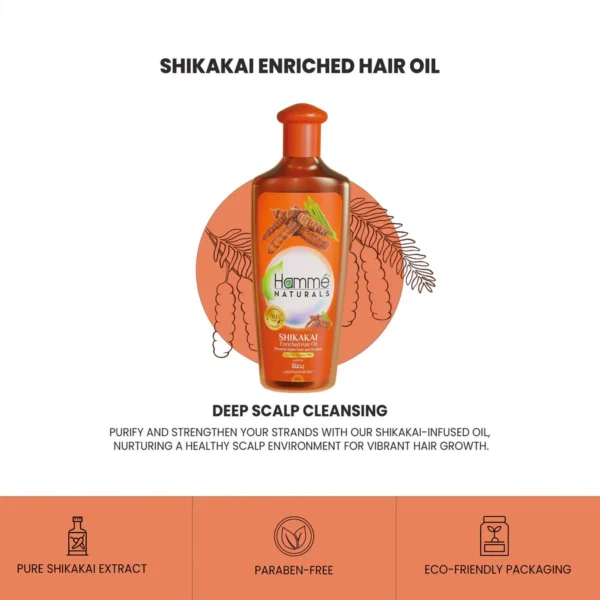 Hamme Shikakai Enriched Hair Oil - Image 4