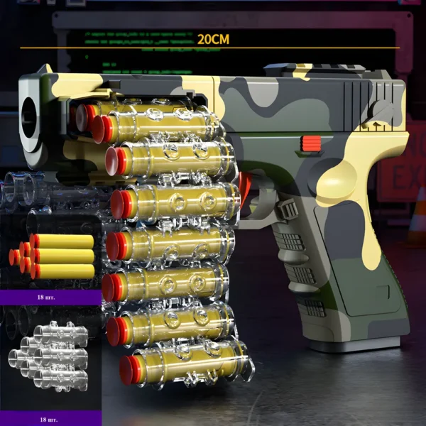 Soft Eva Bullets Glock Gun Toy - Image 3