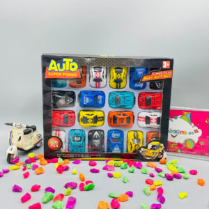 Auto Super Power Cars For Kids - 20 Pcs